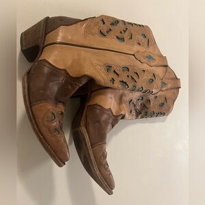 Cobra Women's Size 9 Tan Cowboy Boots